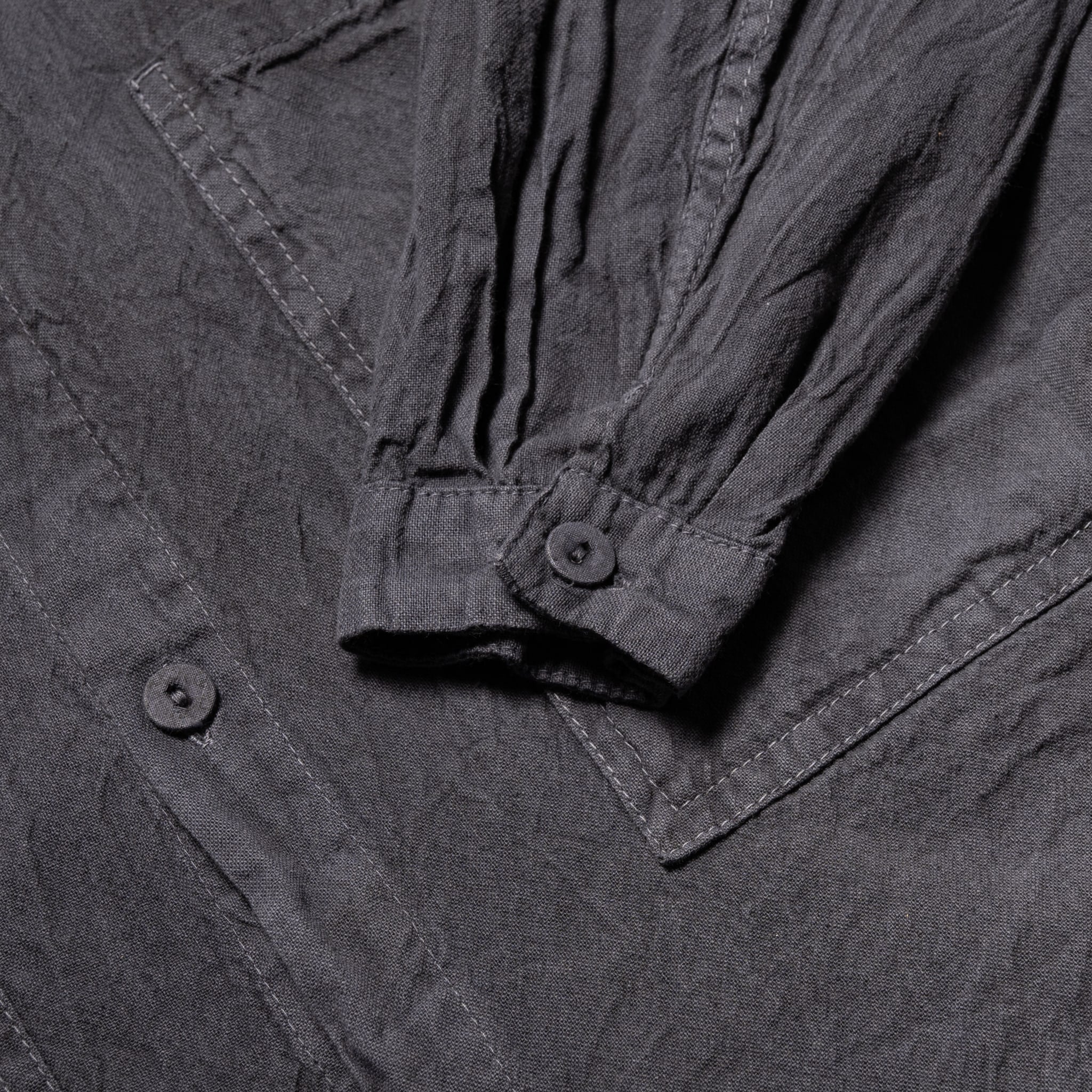 457 Frock Shirt Cotton Pyjama - Grey Logwood - Image 7