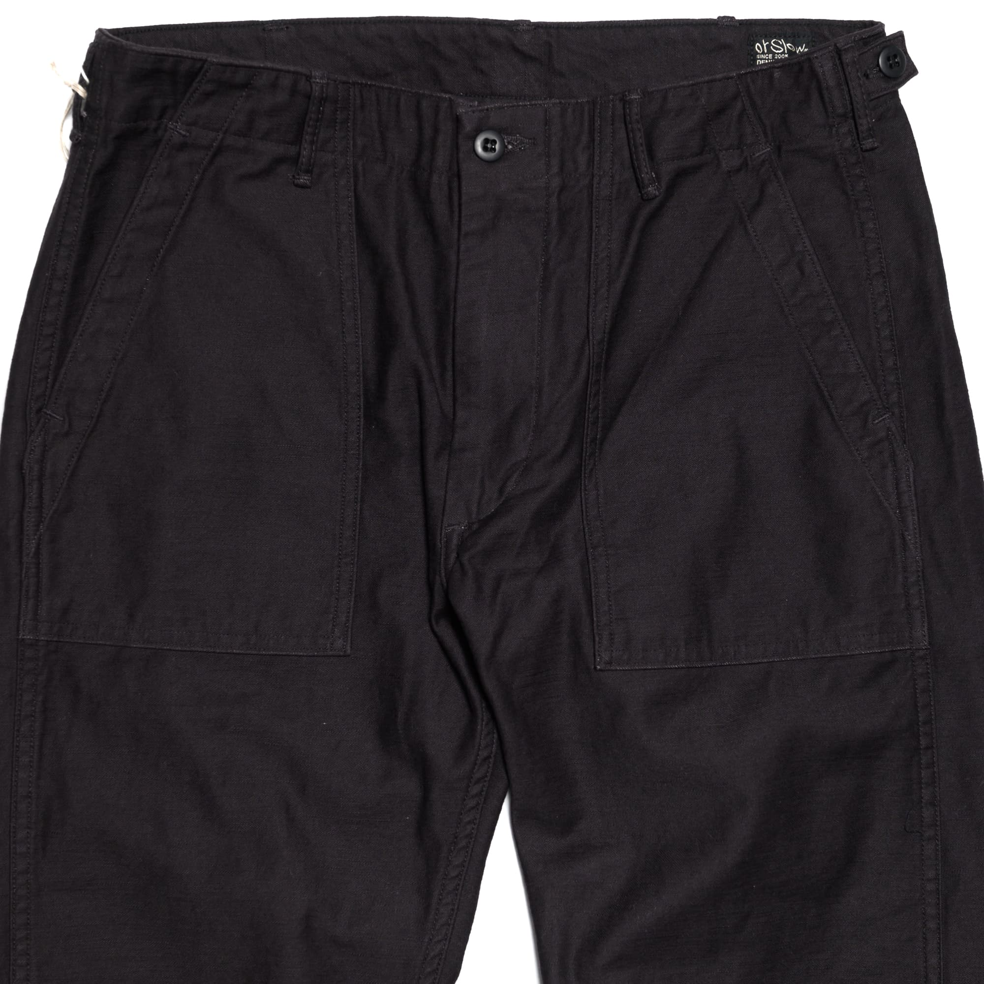 Slim Fit US Army Fatigue Pants - Black - Image 3