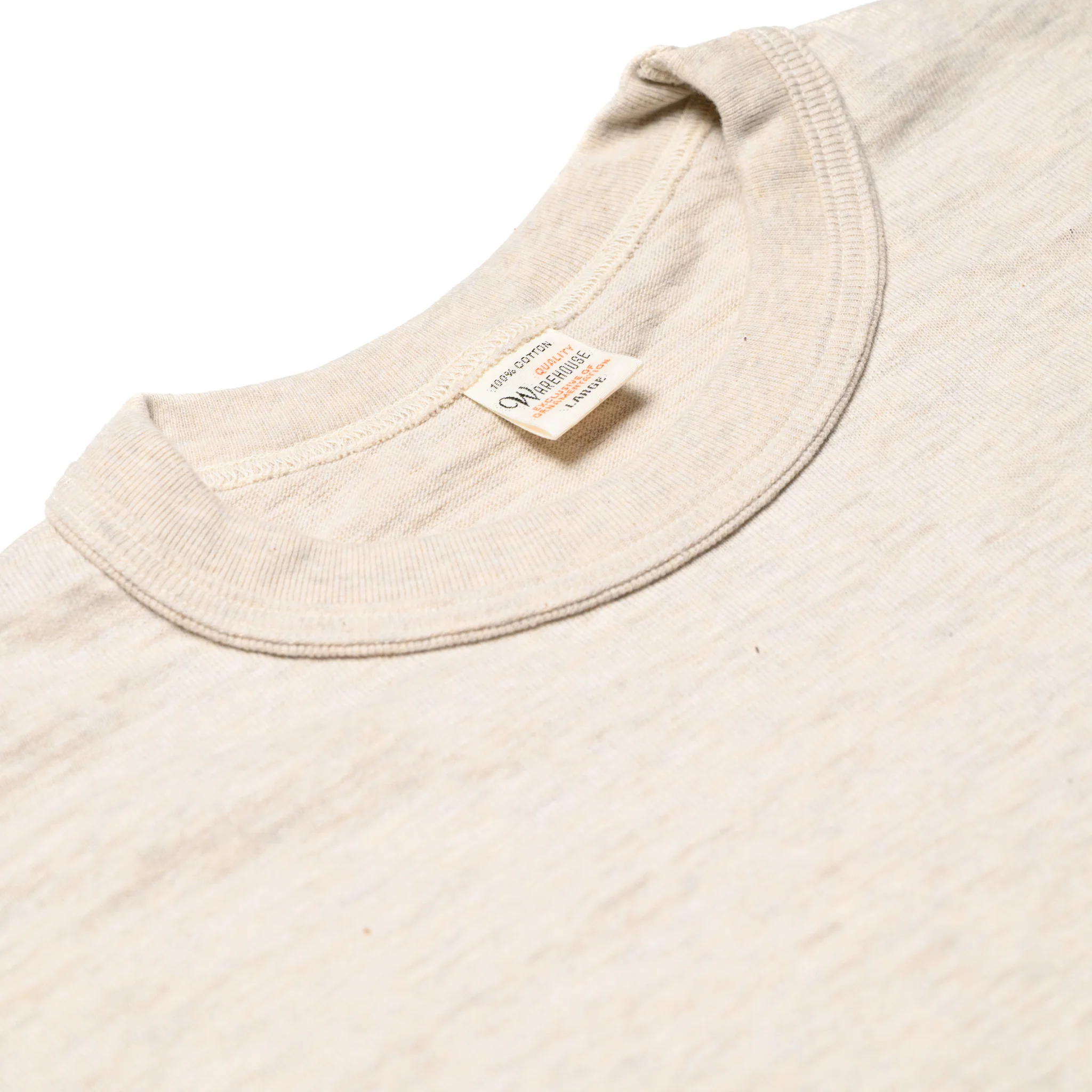 4601P Cotton Pocket Tee - Oatmeal - Image 3