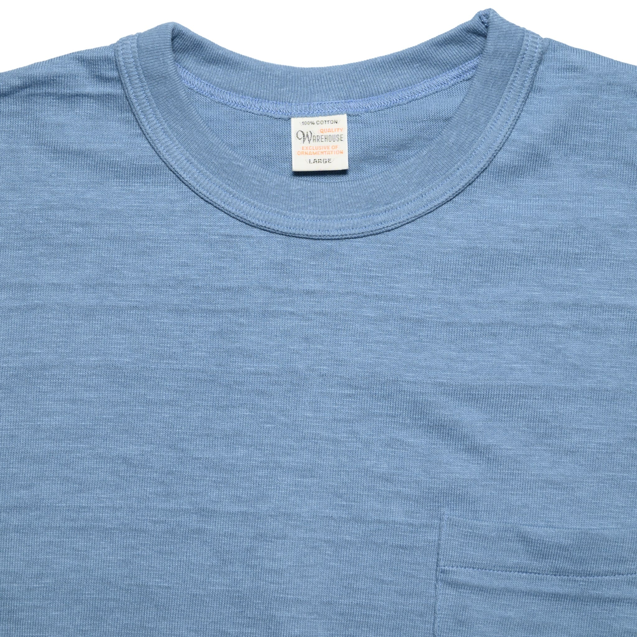 4601P Cotton Pocket Tee - Pale Blue - Image 2
