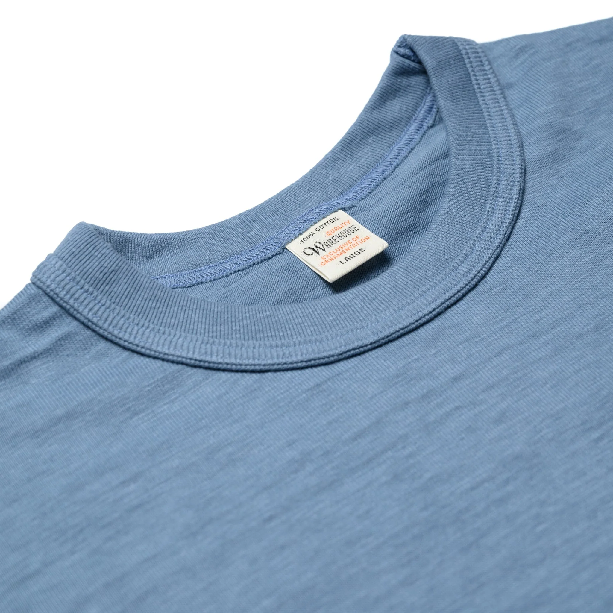 4601P Cotton Pocket Tee - Pale Blue - Image 3