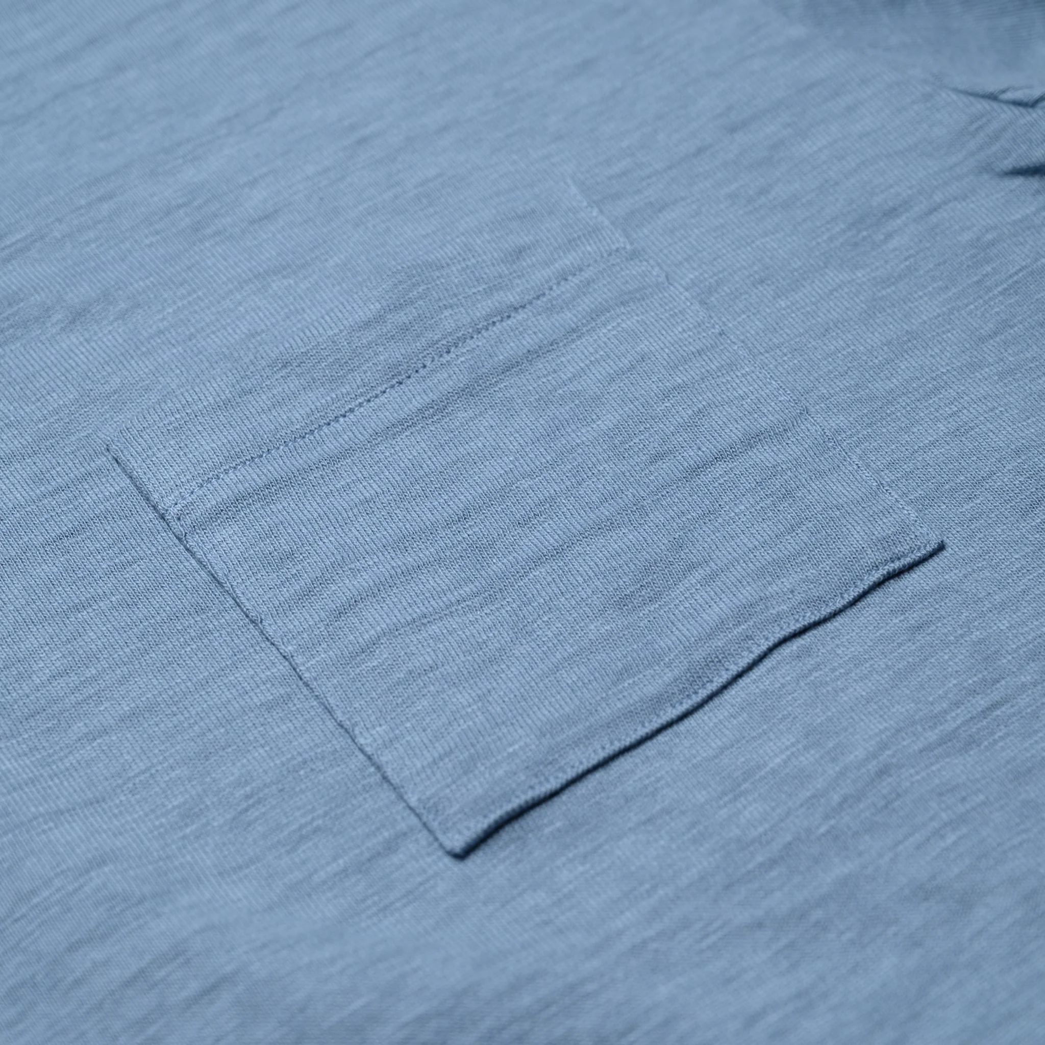 4601P Cotton Pocket Tee - Pale Blue - Image 4