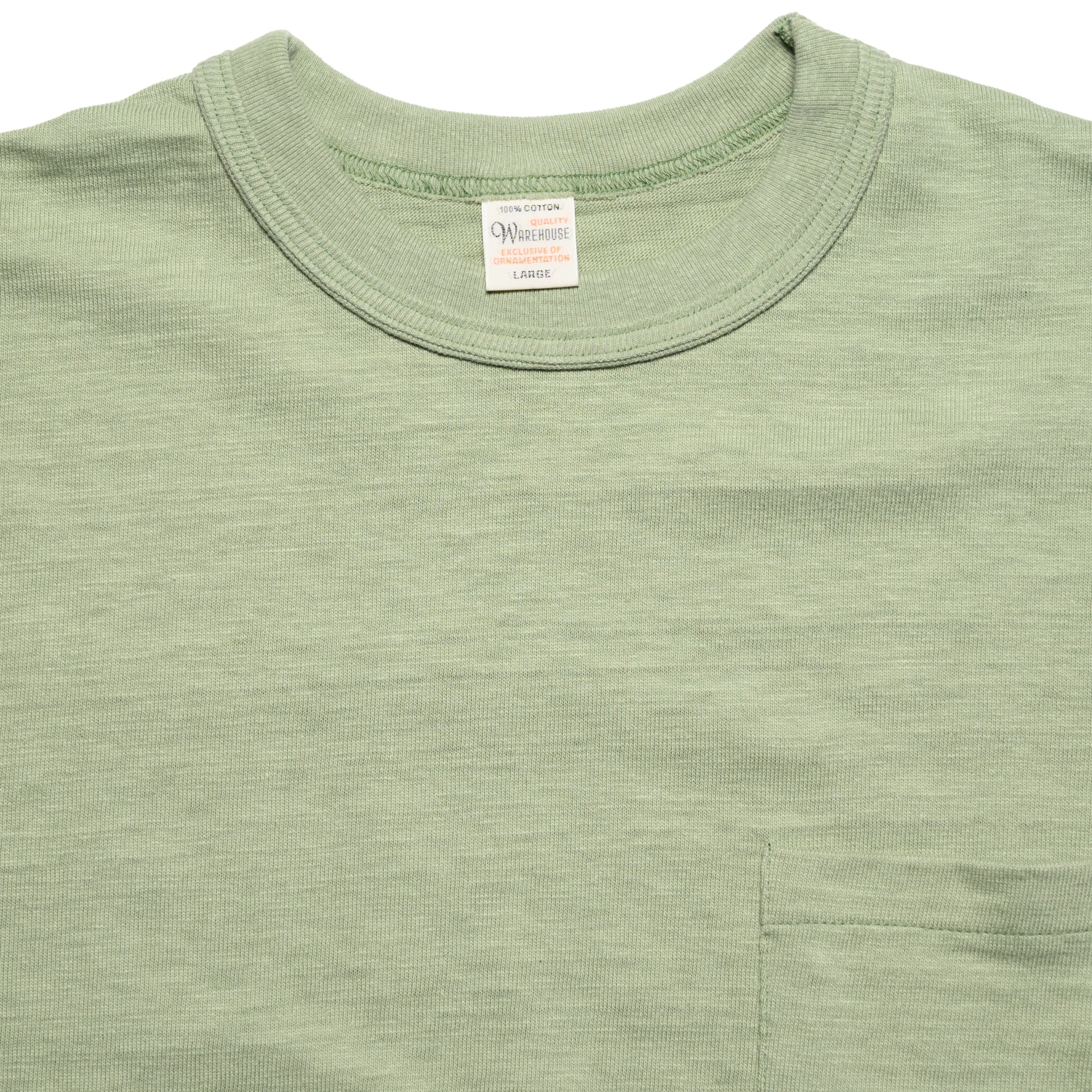 4601P Cotton Pocket Tee - Pale Green - Image 2