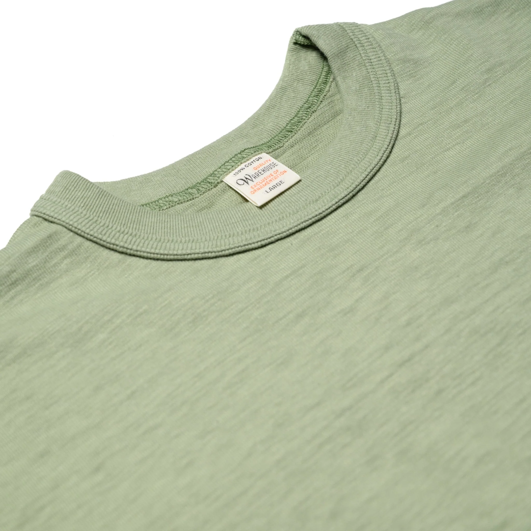 4601P Cotton Pocket Tee - Pale Green - Image 3