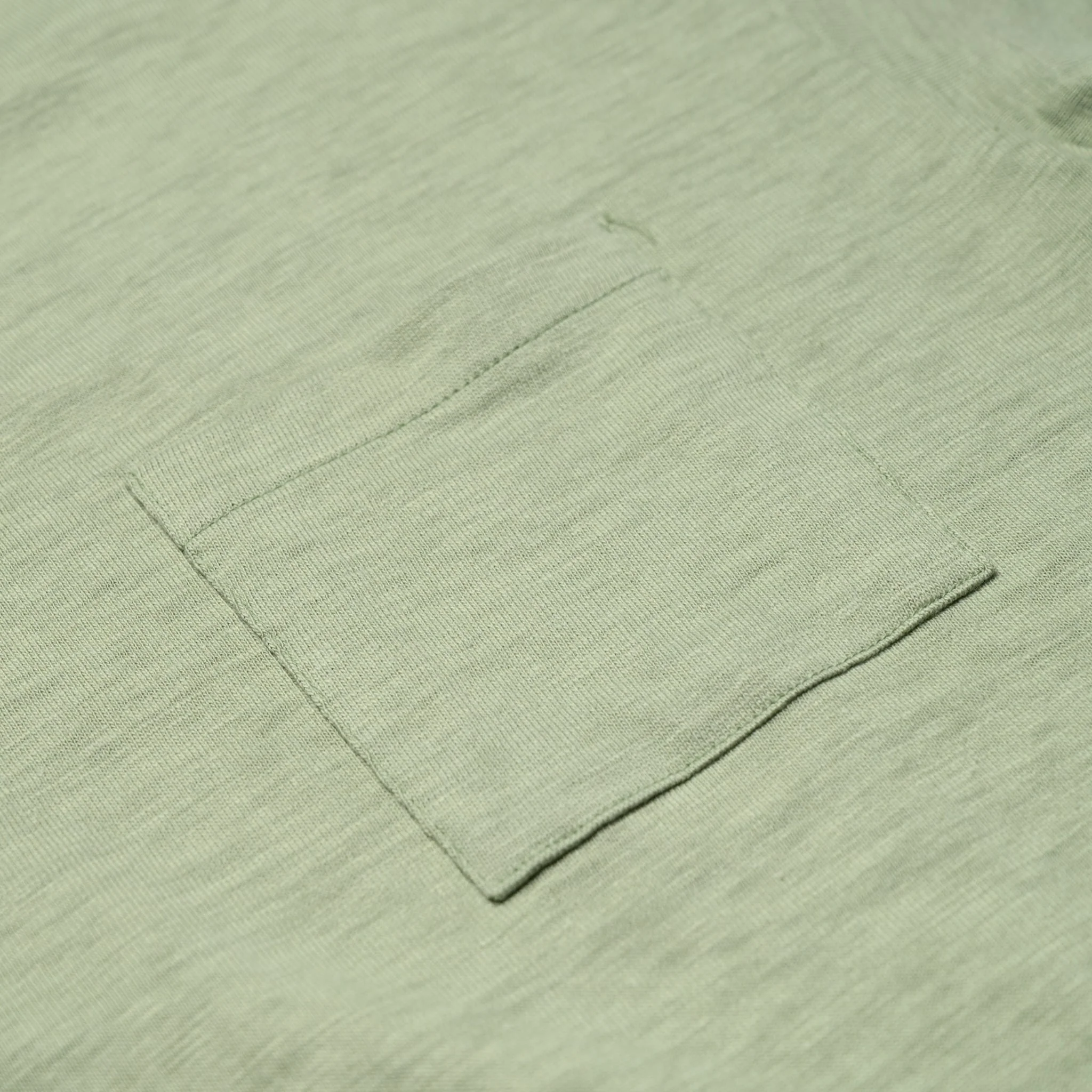 4601P Cotton Pocket Tee - Pale Green - Image 4