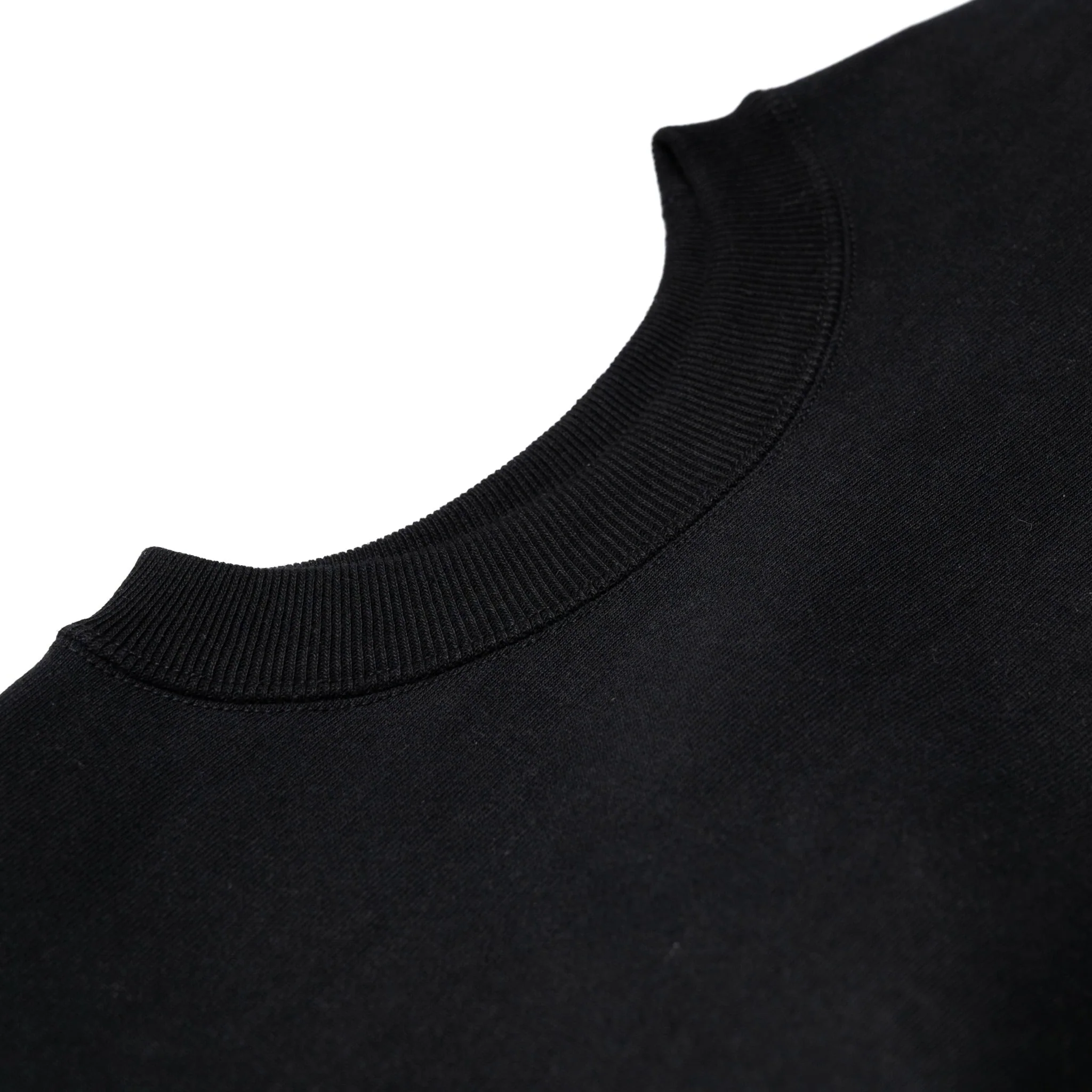 483 Reverse Weave Loopwheel Sweatshirt - Black - Image 2