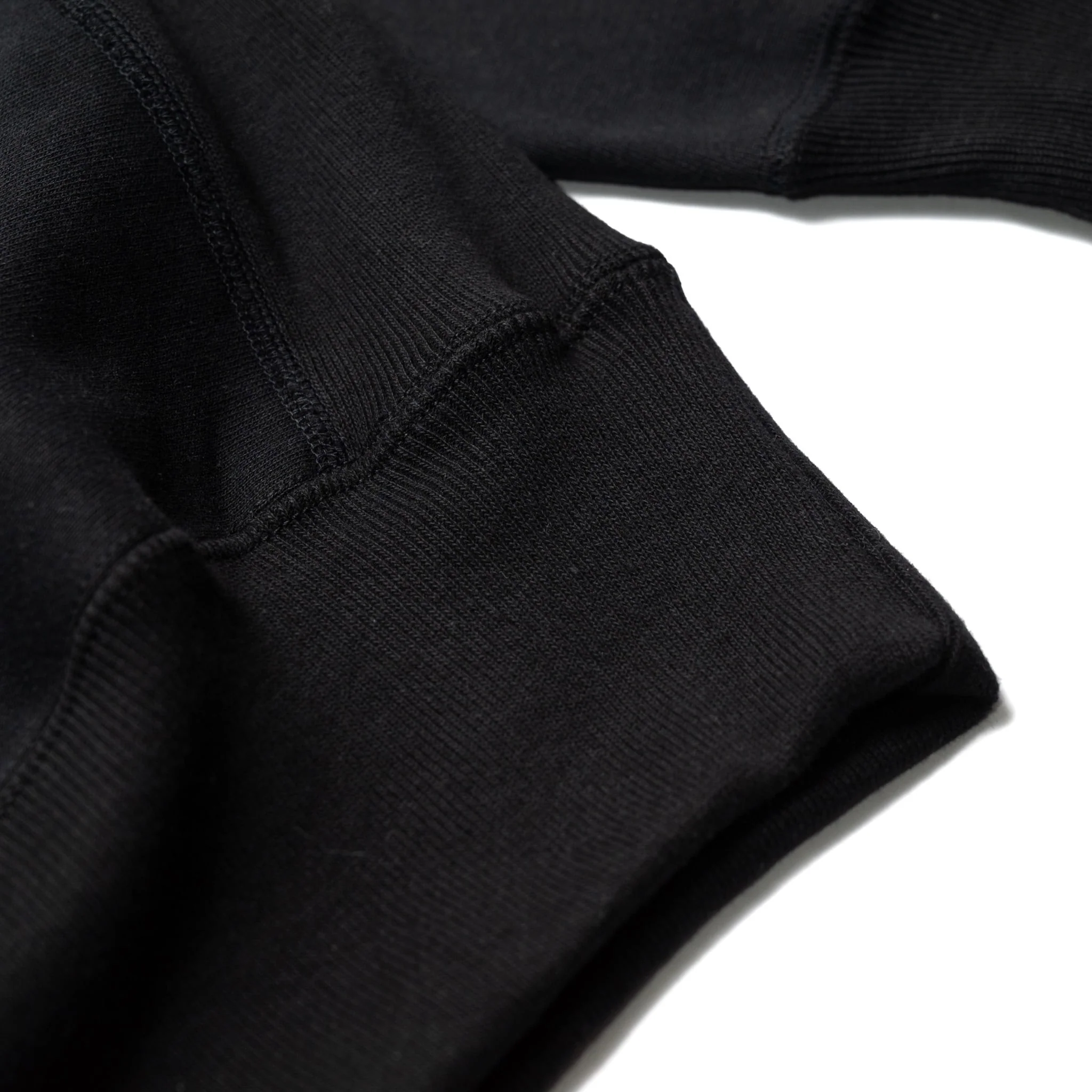 483 Reverse Weave Loopwheel Sweatshirt - Black - Image 5