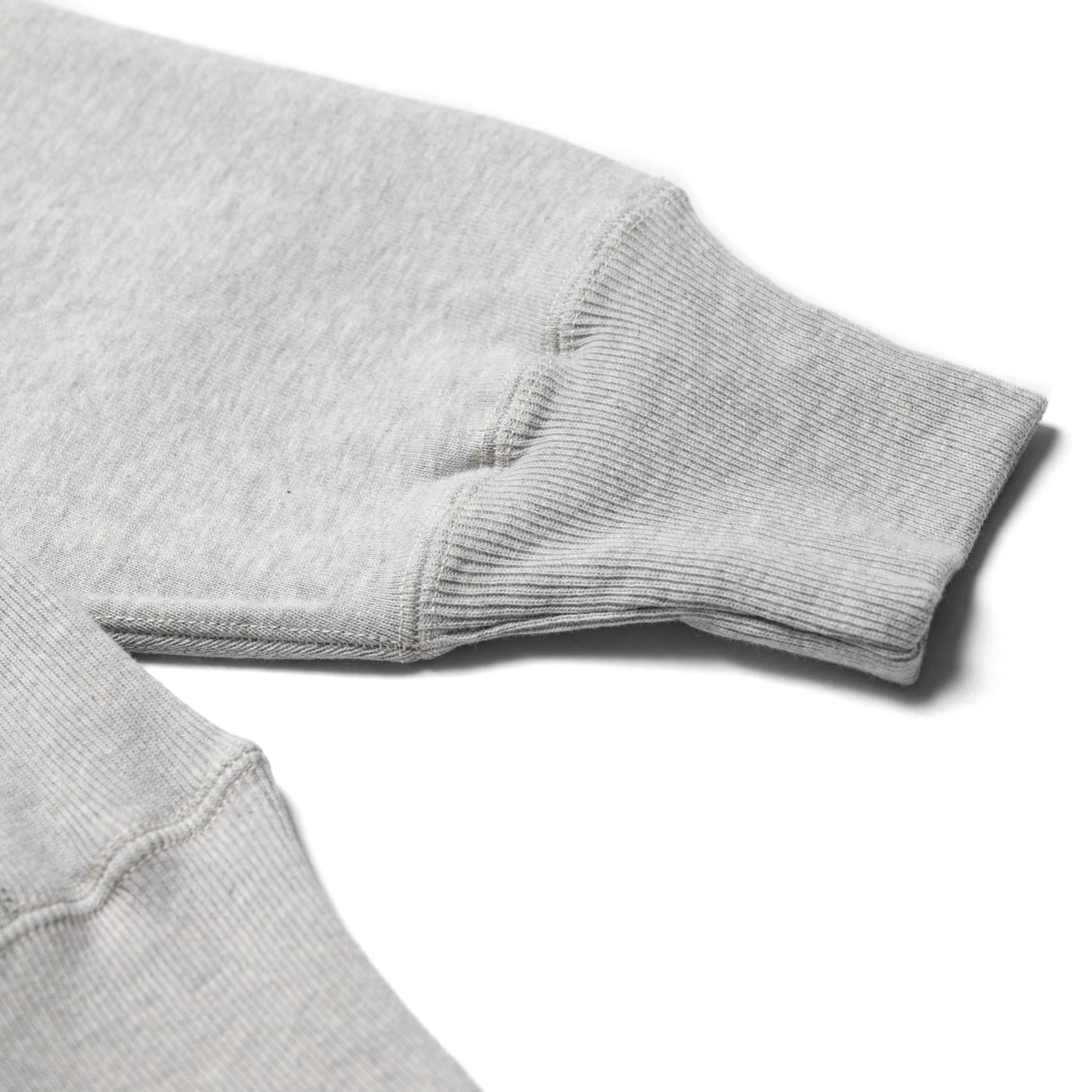 483 Reverse Weave Loopwheel Sweatshirt - Heather Grey - Image 5