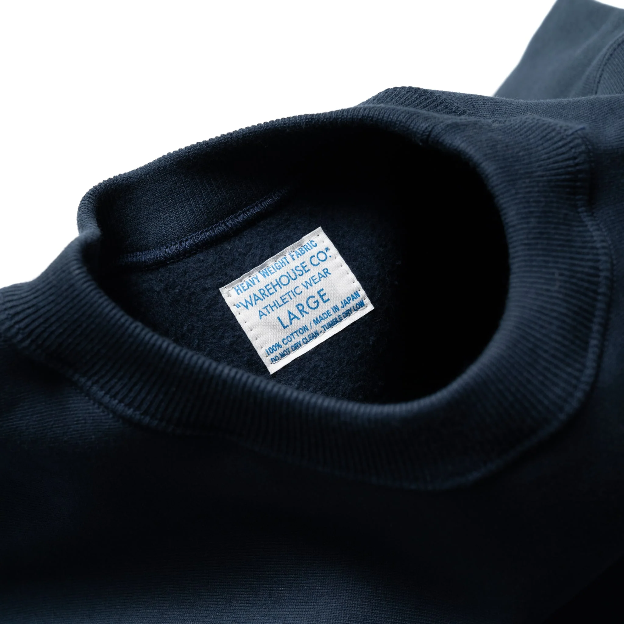 483 Reverse Weave Loopwheel Sweatshirt - Navy - Image 3