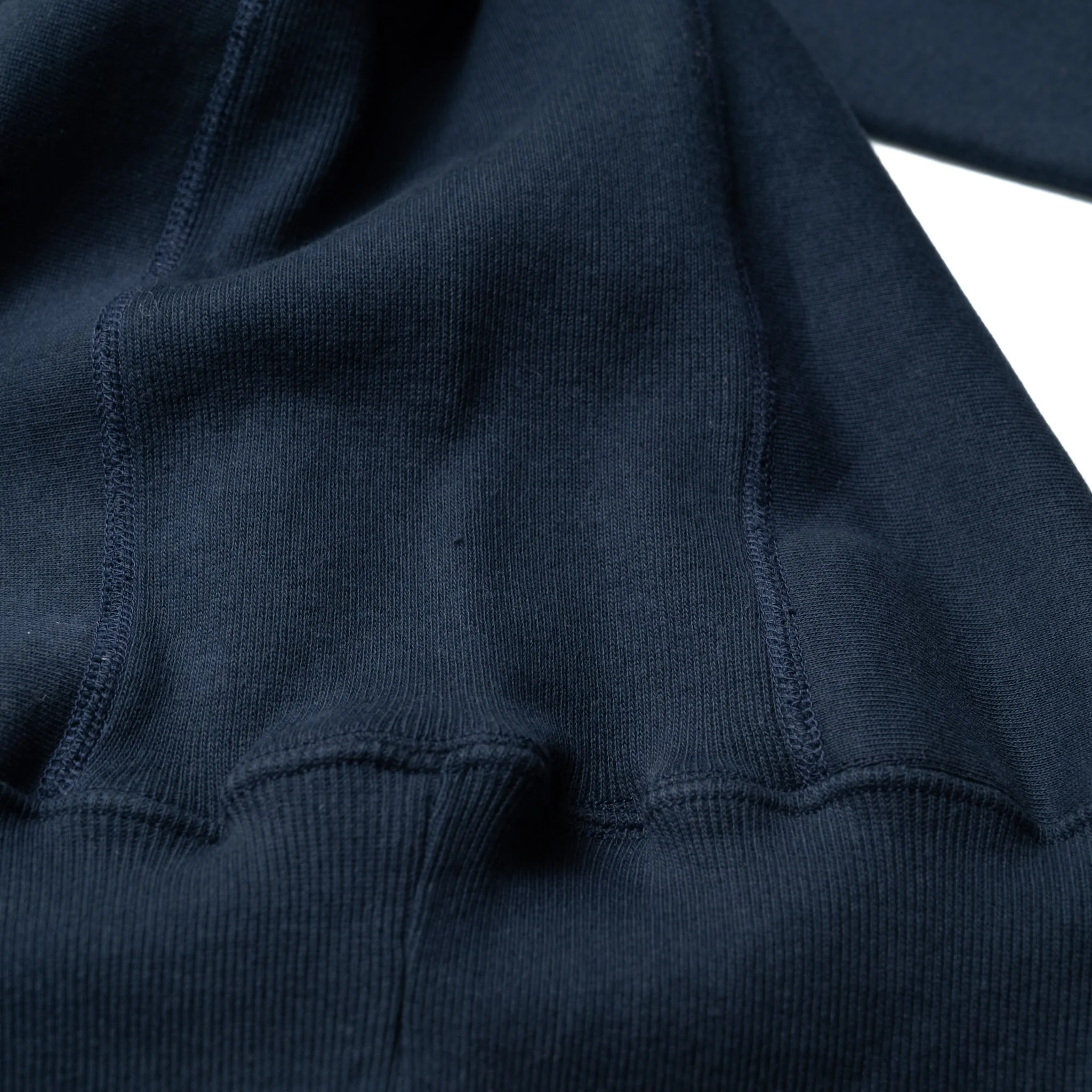 483 Reverse Weave Loopwheel Sweatshirt - Navy - Image 4