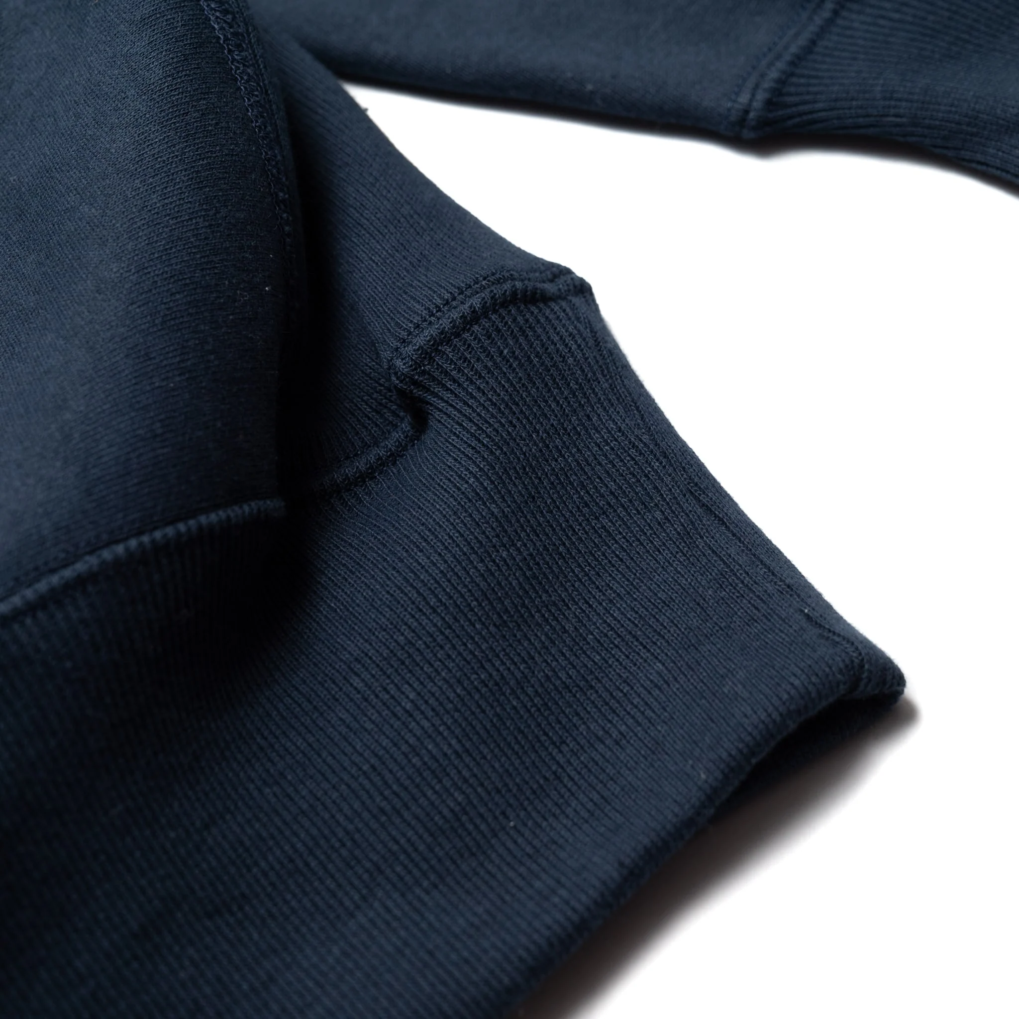 483 Reverse Weave Loopwheel Sweatshirt - Navy - Image 6