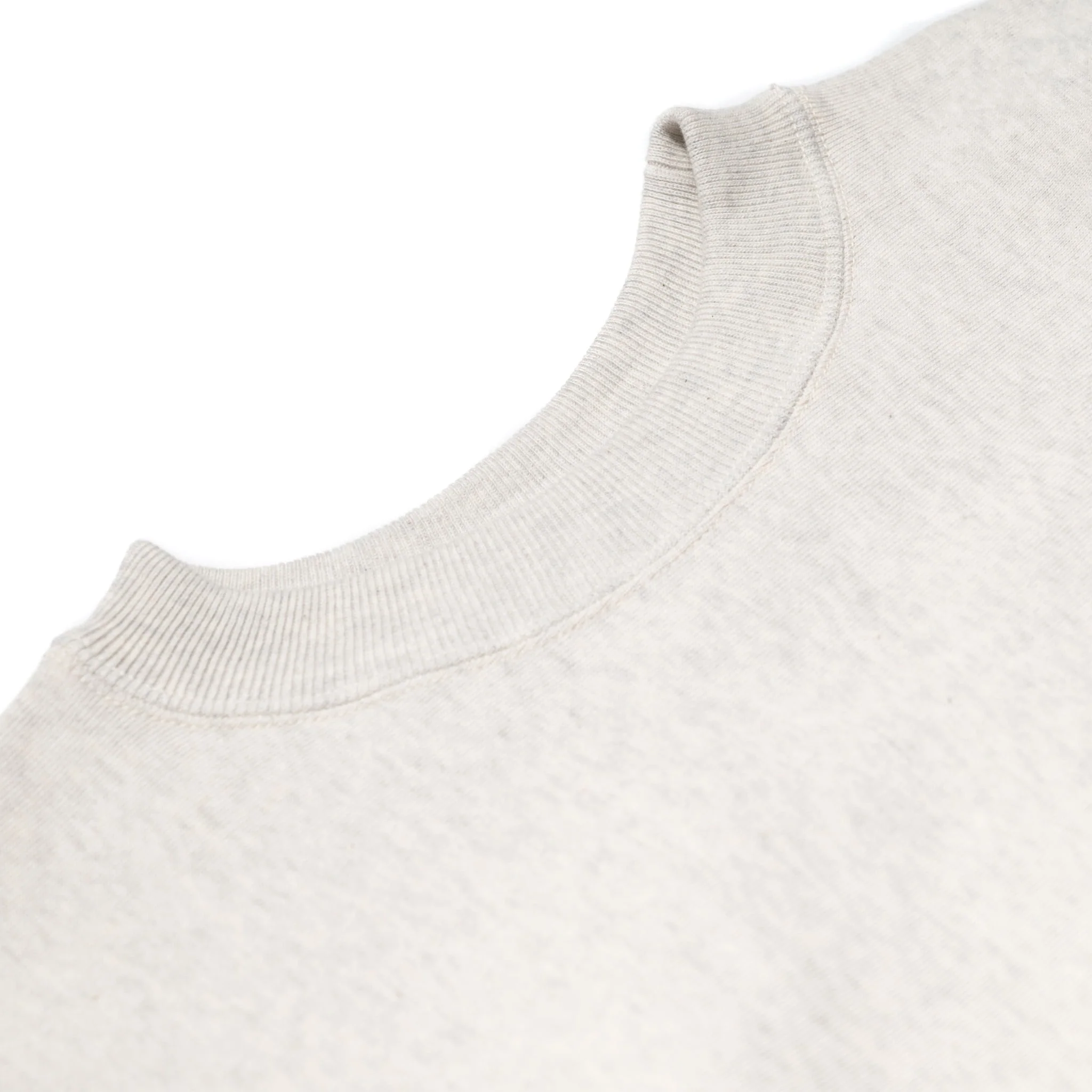 483 Reverse Weave Loopwheel Sweatshirt - Oatmeal - Image 2