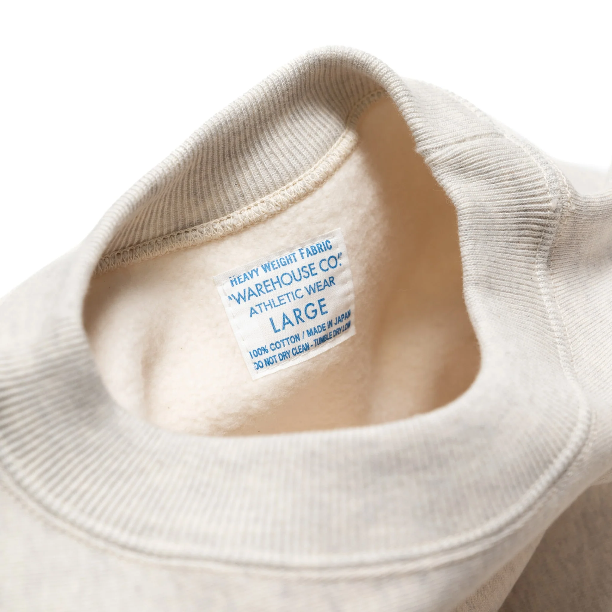 483 Reverse Weave Loopwheel Sweatshirt - Oatmeal - Image 3