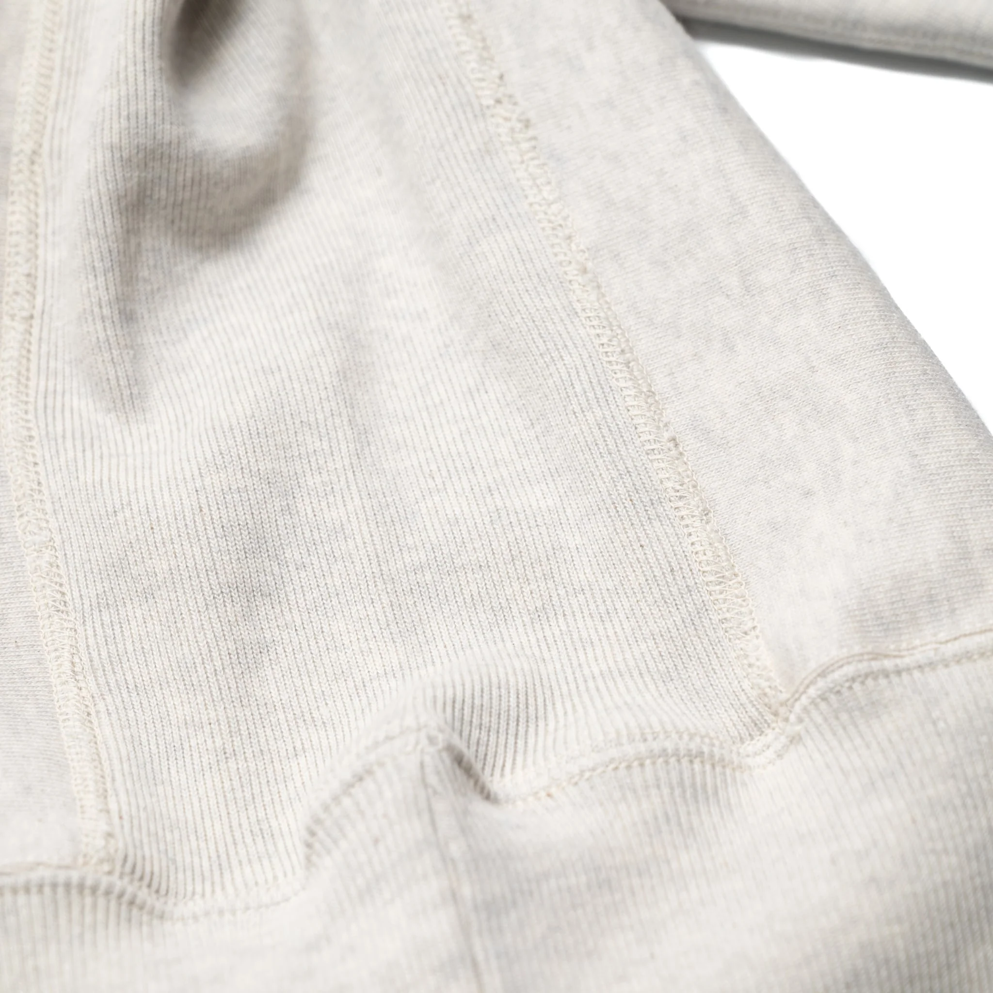 483 Reverse Weave Loopwheel Sweatshirt - Oatmeal - Image 4