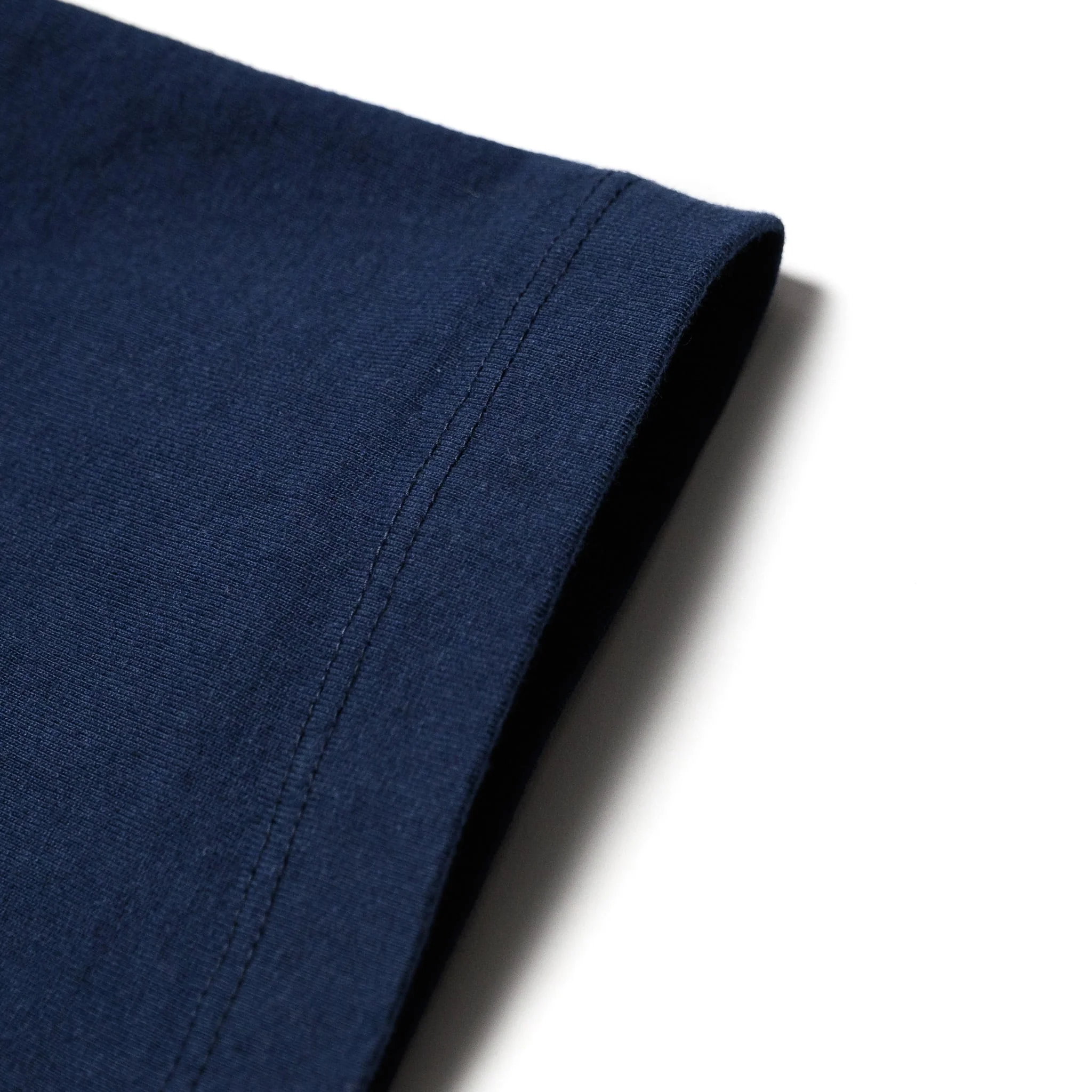 WV68849 Heavyweight Long Sleeve Pocket T-Shirt Navy - Image 5