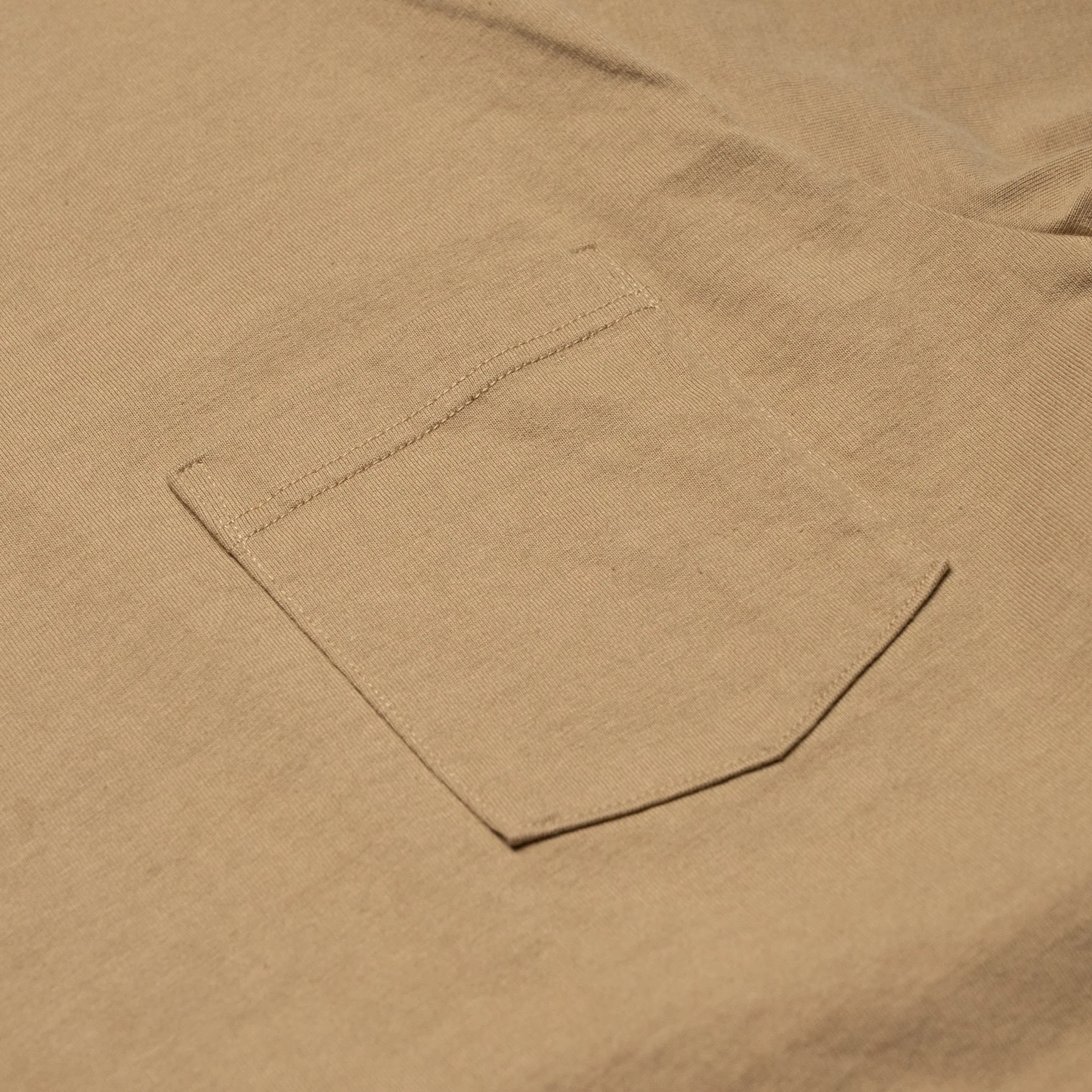 WV78932 Heavyweight Pocket Tee - Beige - Image 3