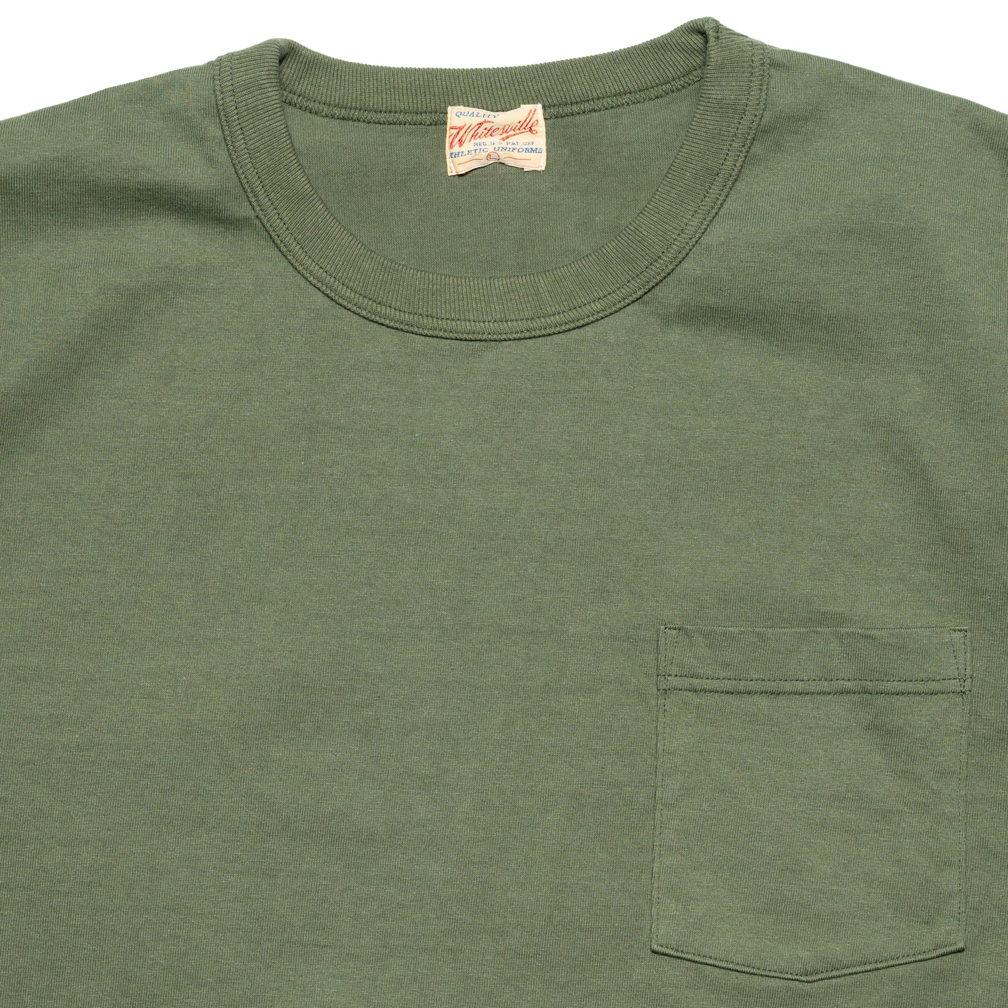 WV78932 Heavyweight Pocket Tee - Olive - Image 2