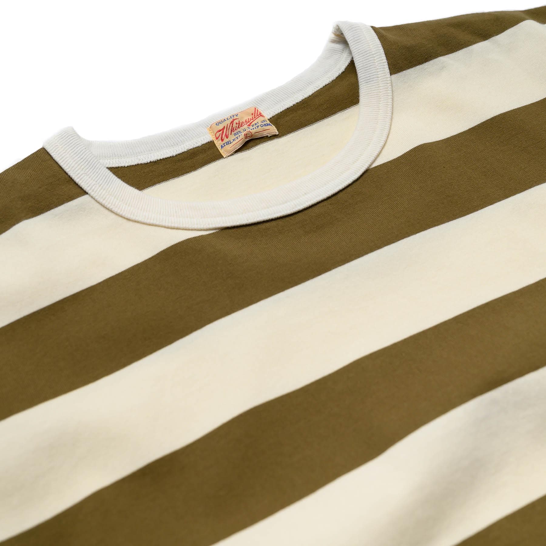 WV79147 Border T-Shirt Olive - Image 3