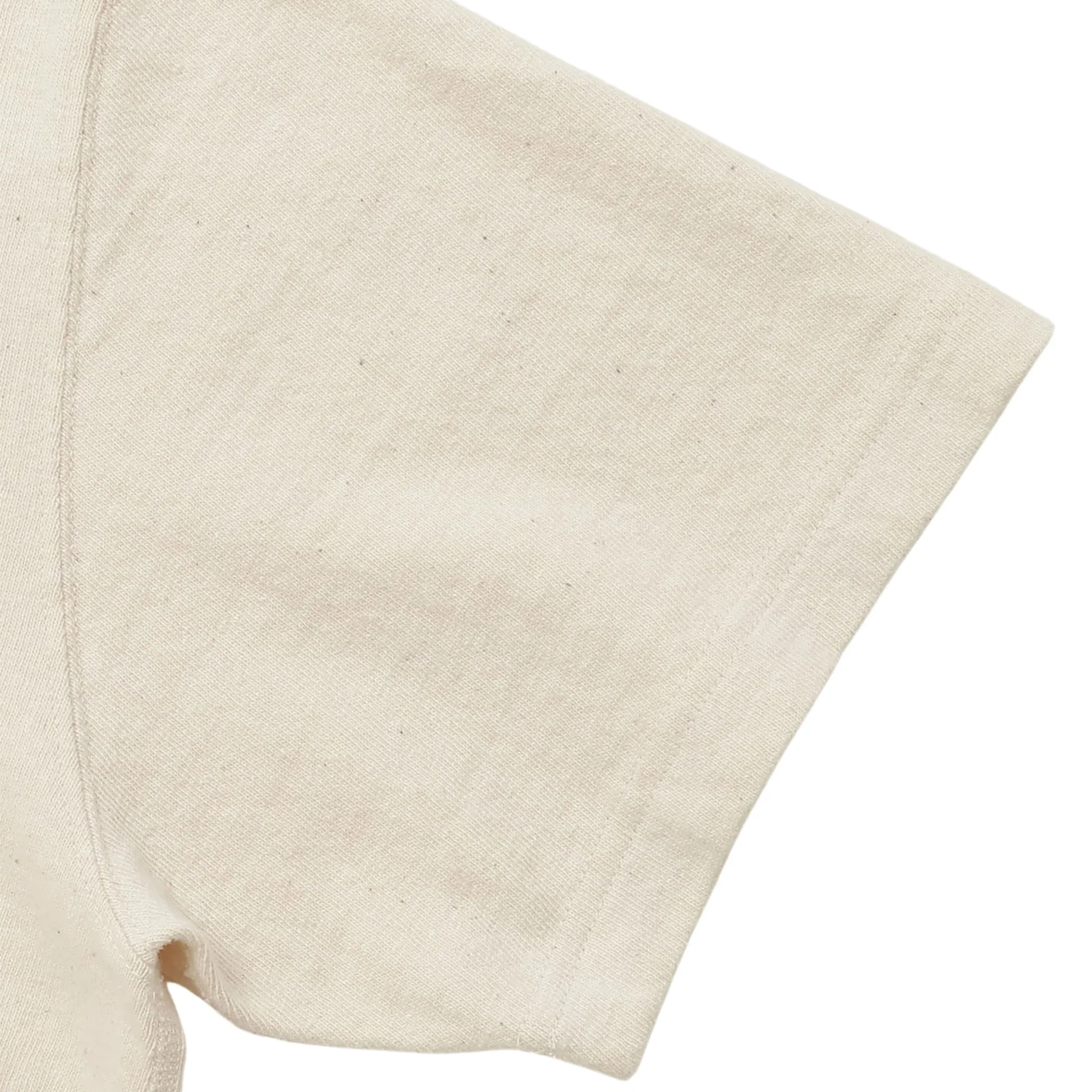 ELS Recycled Cotton Slub T-Shirt - Ecru - Image 4
