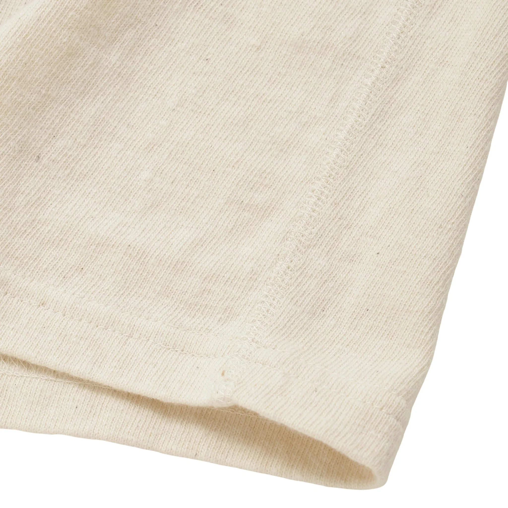 ELS Recycled Cotton Slub T-Shirt - Ecru - Image 5
