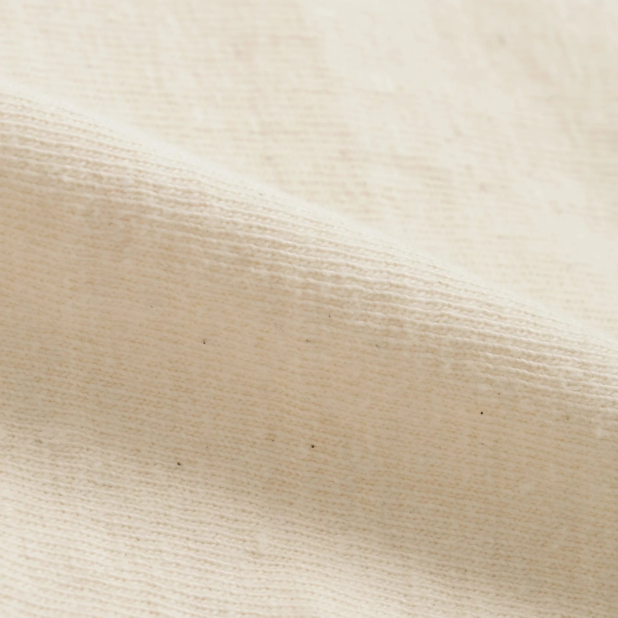 ELS Recycled Cotton Slub T-Shirt - Ecru - Image 6
