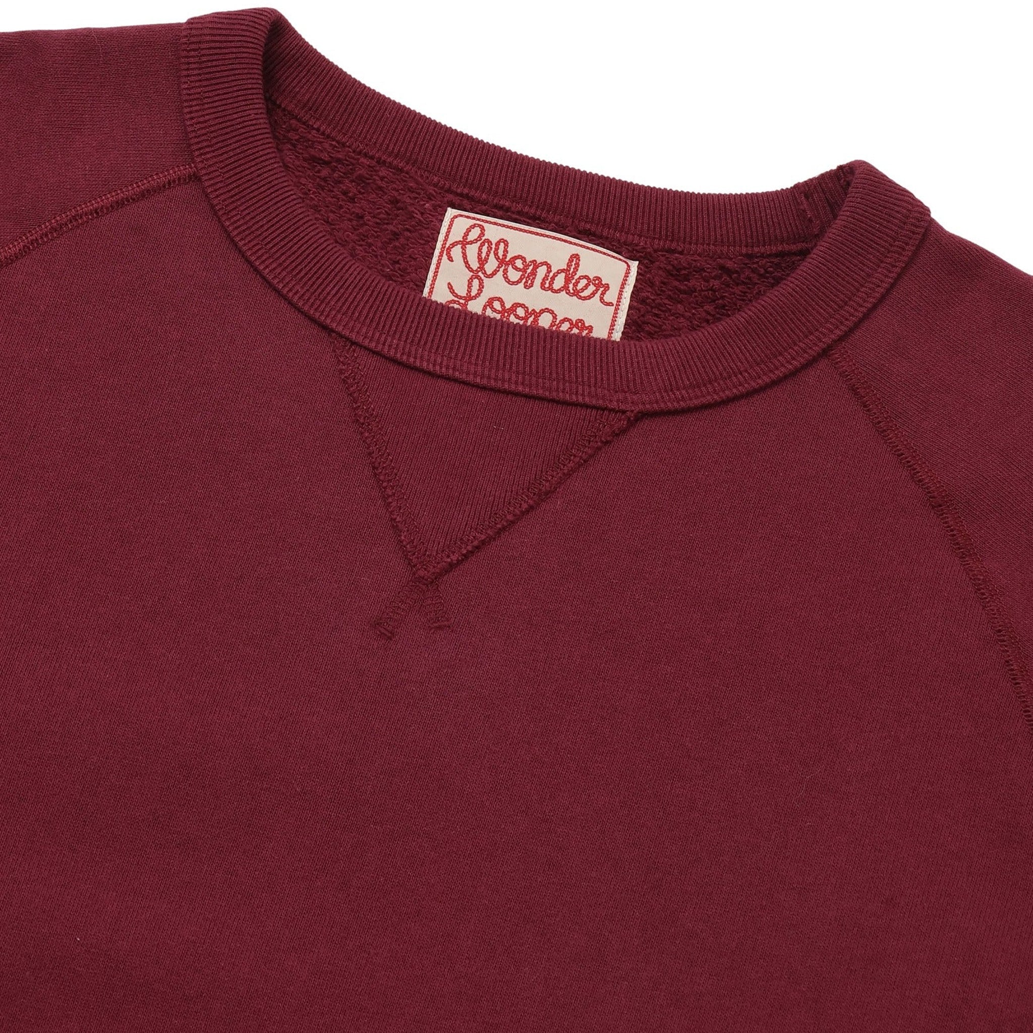Pullover Crewneck Super Looper French Terry - Burgundy - Image 3