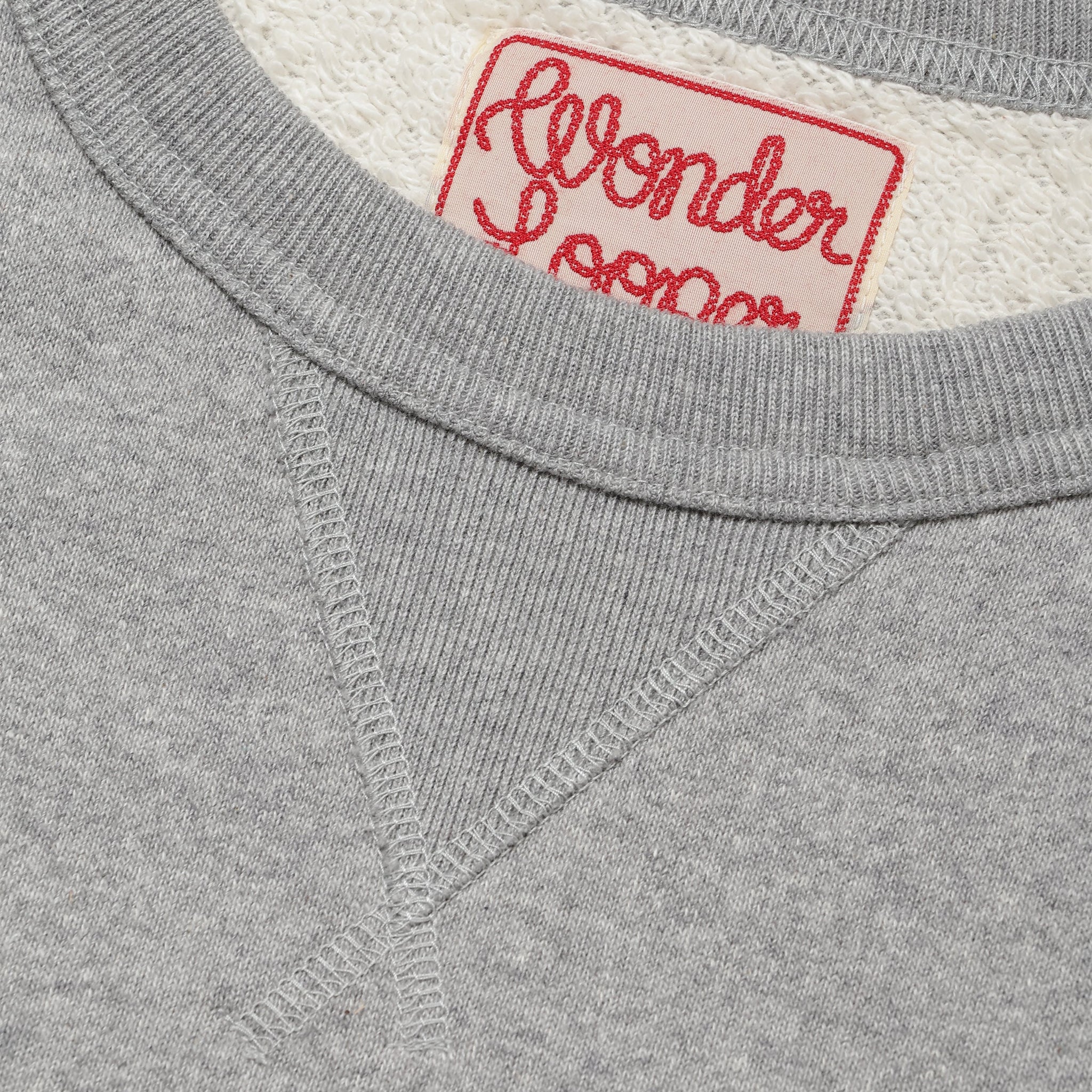 Pullover Crewneck Super Looper French Terry - Heather Grey - Image 4