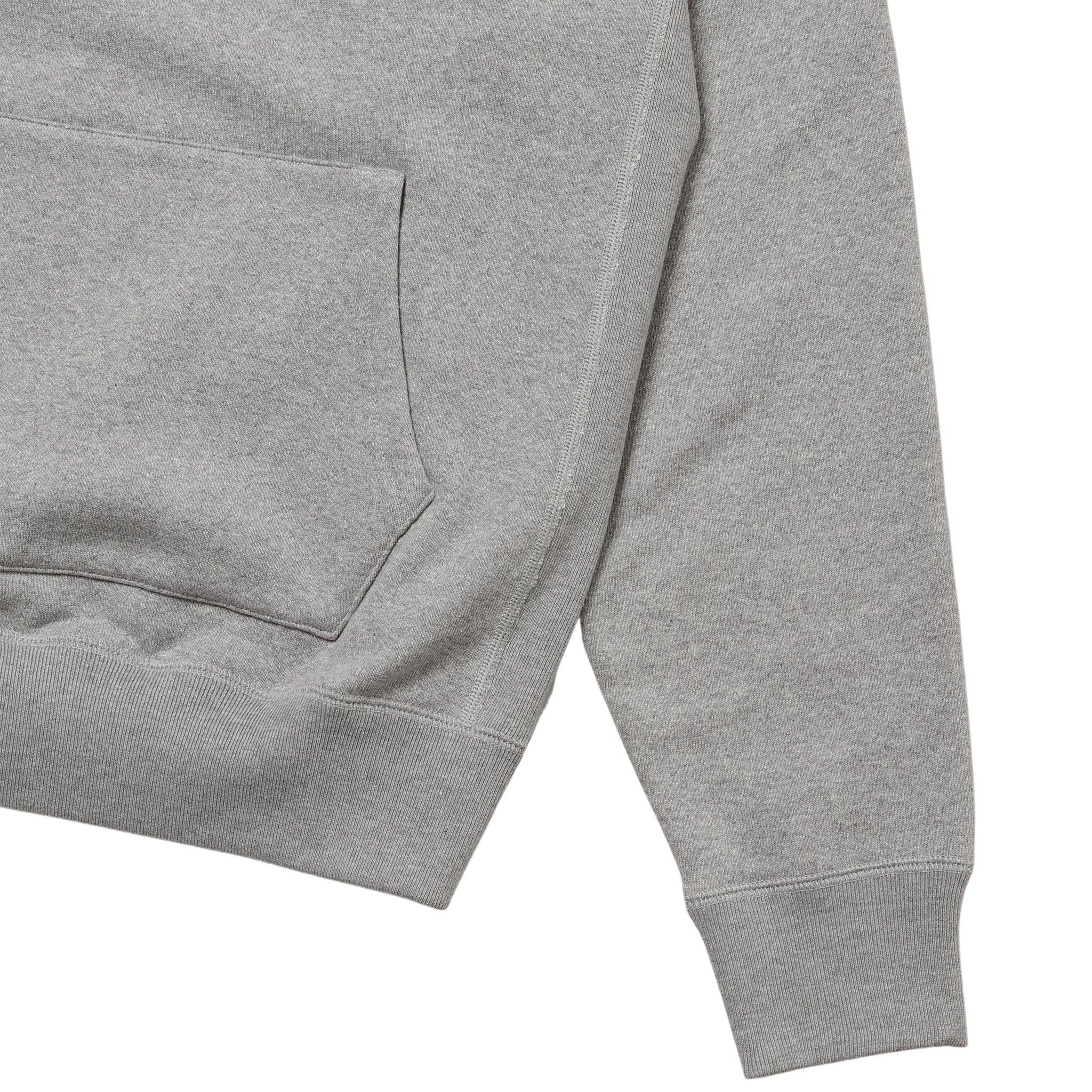 Pullover Hoodie - Super Looper French Terry - Heather Grey - Image 6