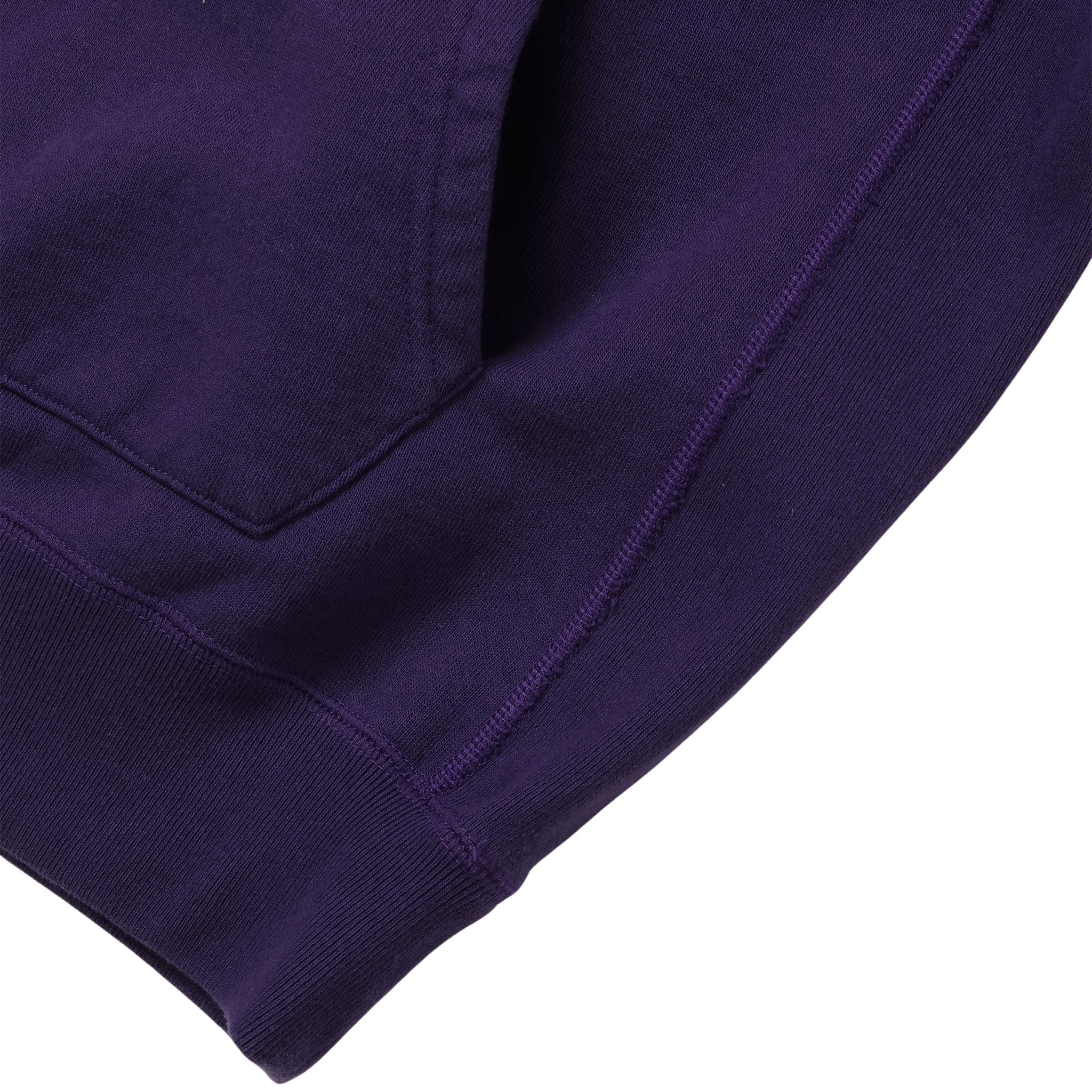 Pullover Hoodie - Super Looper French Terry - Purple - Image 5