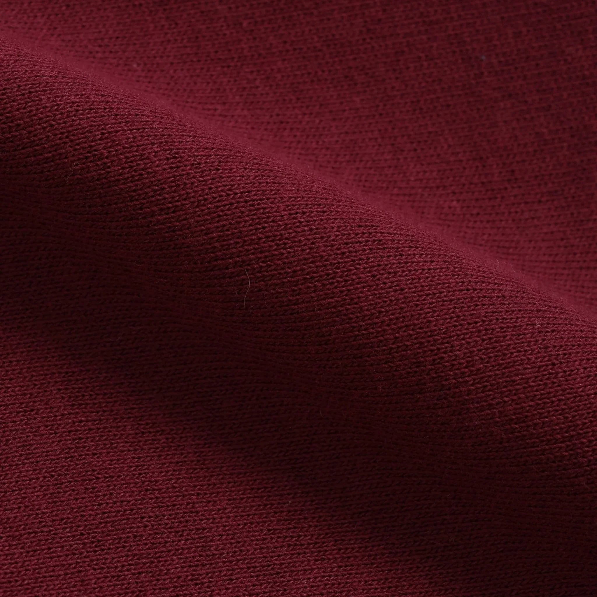Pullover Hoodie - Super Looper French Terry - Burgundy - Image 8