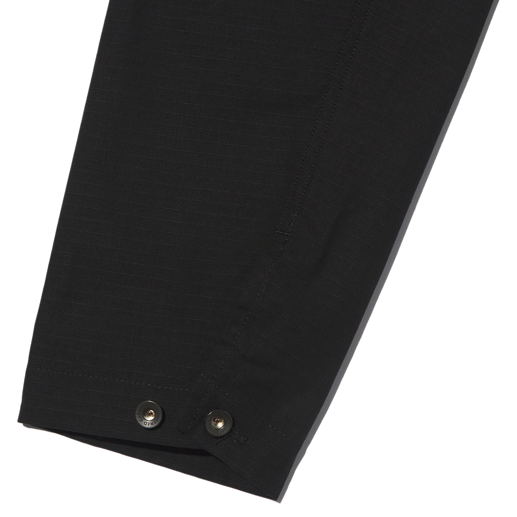 Utility Jacket  - Black Cotton Ripstop - Image 4