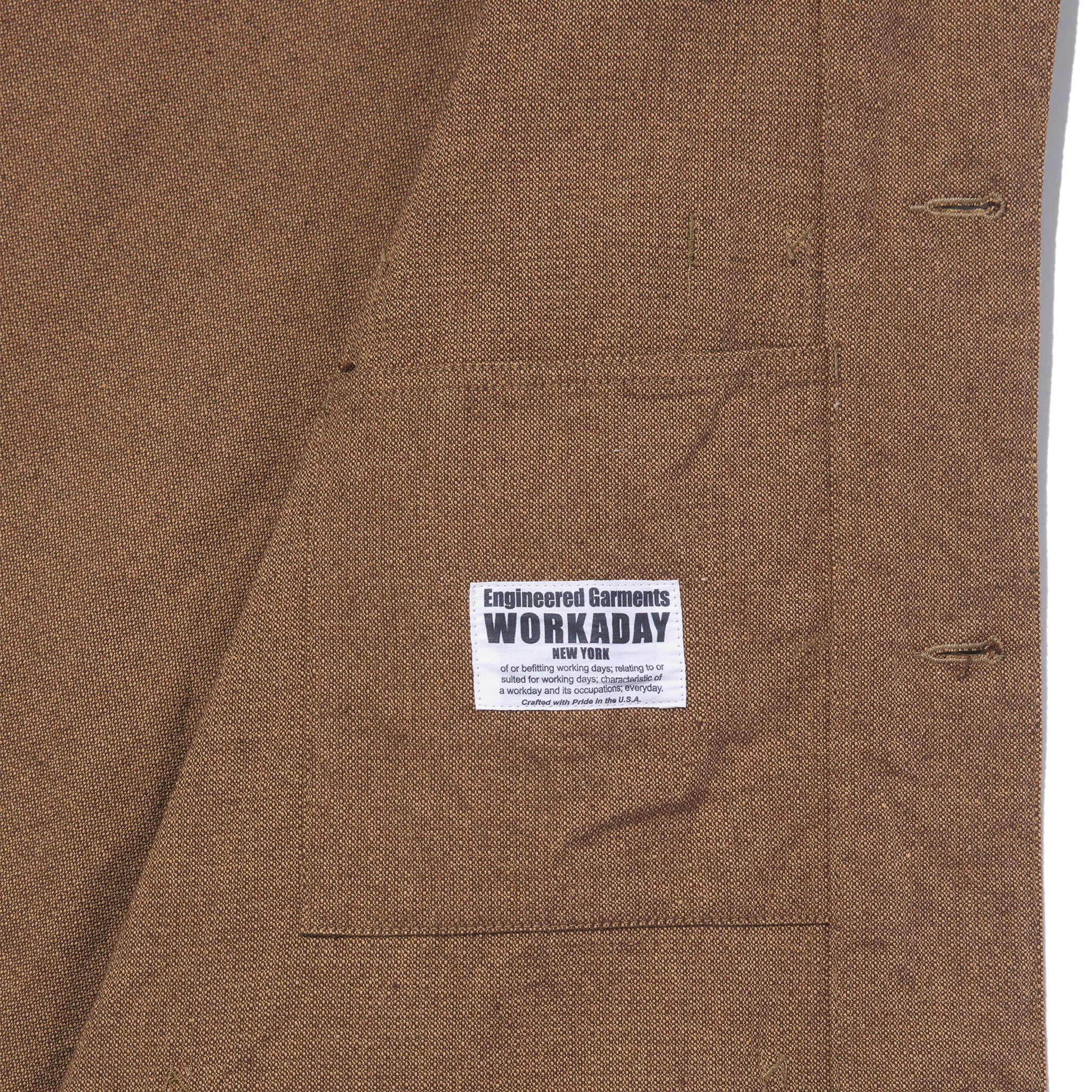 Utility Jacket - Brown CP Homespun - Image 3